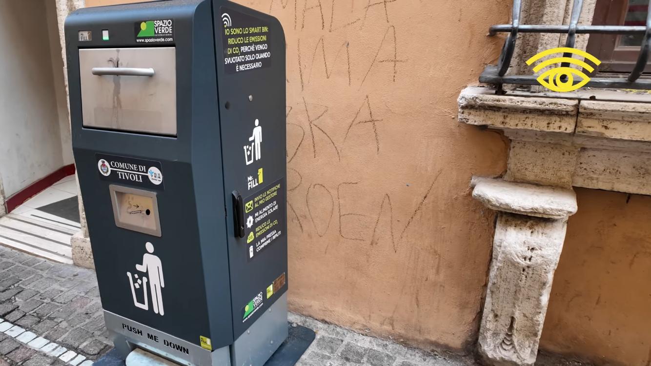 Tivoli, arrivano i cestini intelligenti: parte la sperimentazione Asa Spa