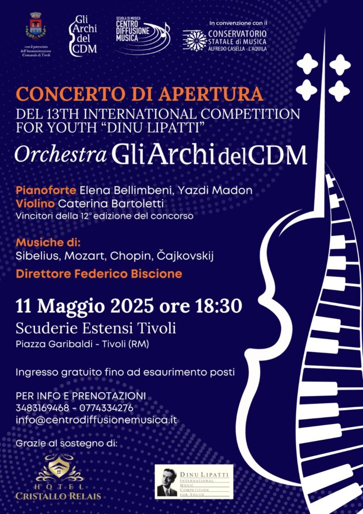 Apertura Concorso Internazionale Dinu Lipatti edizione 2024 premiazione edizione concerto CDM