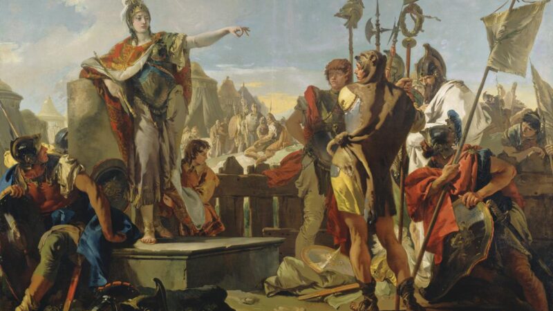La regina Zenobia da Palmira a Tivoli
