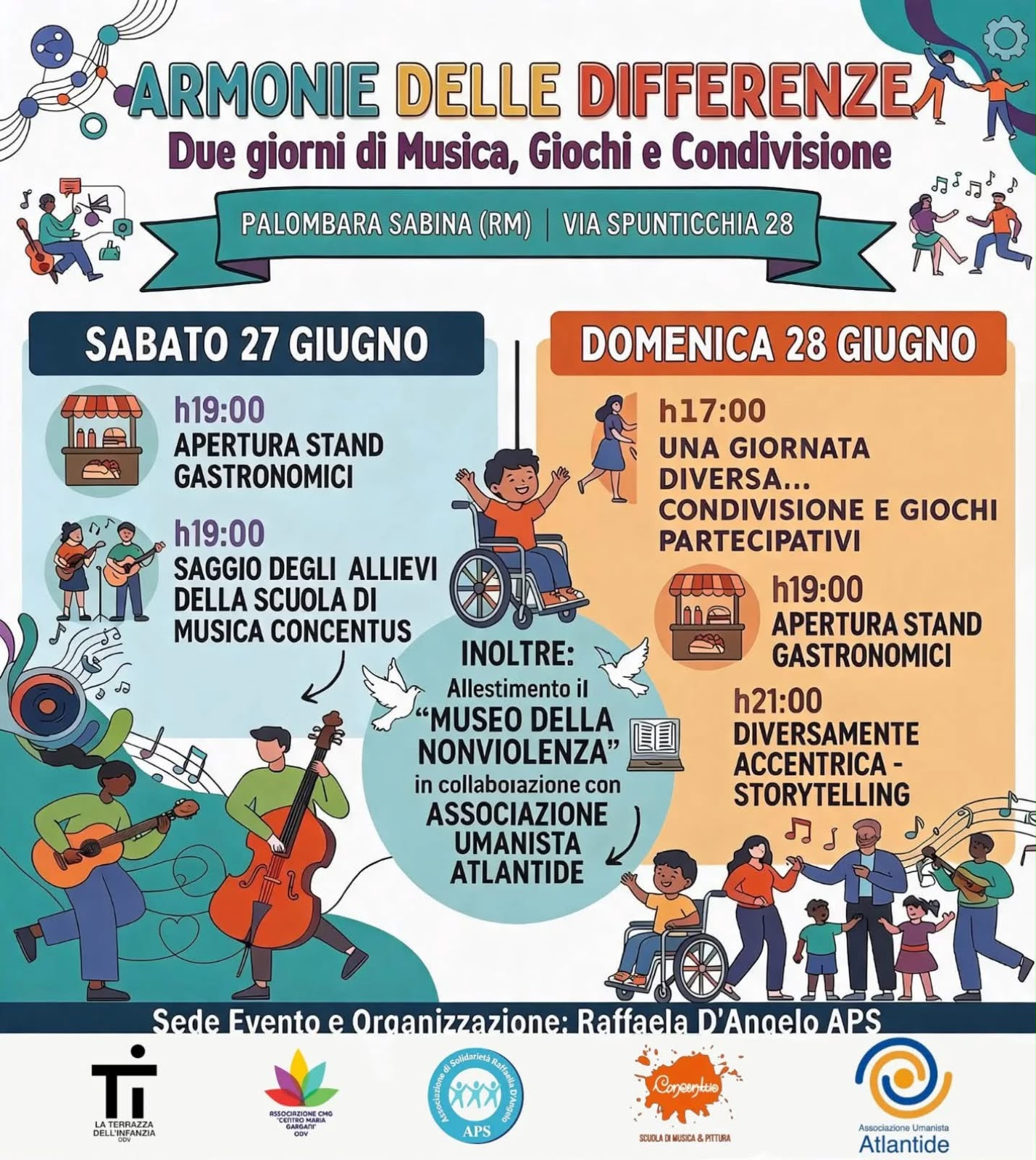 Palombara Sabina celebra inclusione e comunità: arriva “Armonie delle Differenze”