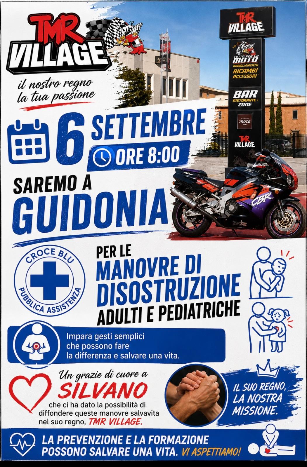 CroceBlu al TMR Village