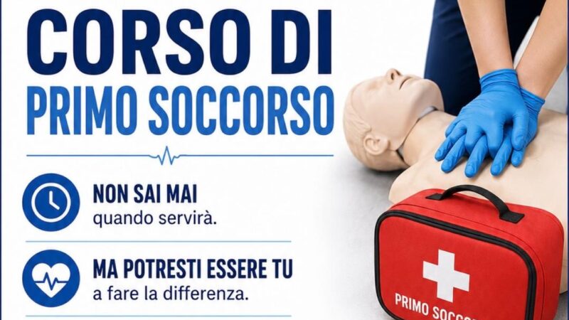 Primo soccorso, a Guidonia un nuovo corso della Croce Blu: imparare a salvare una vita