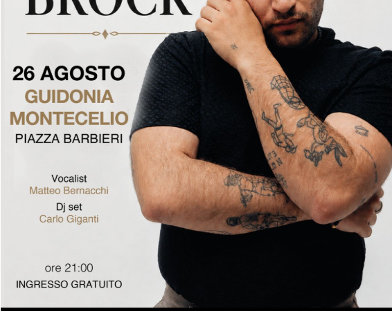 Guidonia Montecelio, Eddie Brock in concerto il 26 agosto per COMOVA