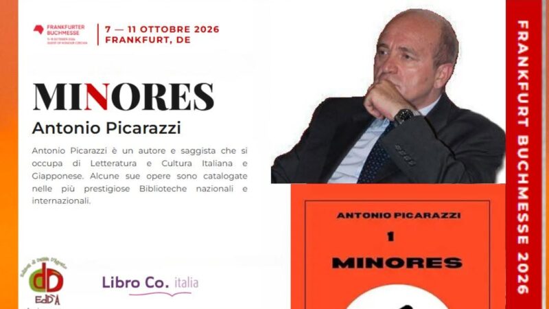 Da Tivoli a Francoforte, “Minores” di Antonio Picarazzi alla grande Fiera internazionale del Libro