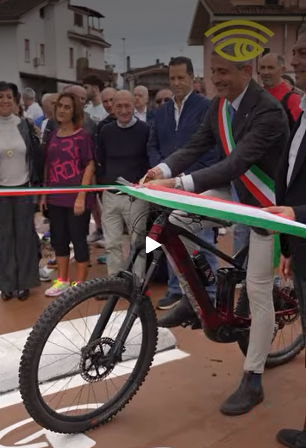 Guidonia, inaugurata la pista ciclopedonale tra Villanova e La Botte