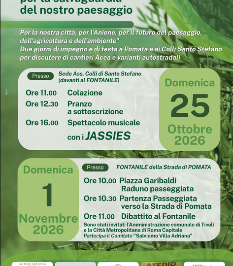 Due appuntamenti per difendere Pomata e i Colli di Santo Stefano