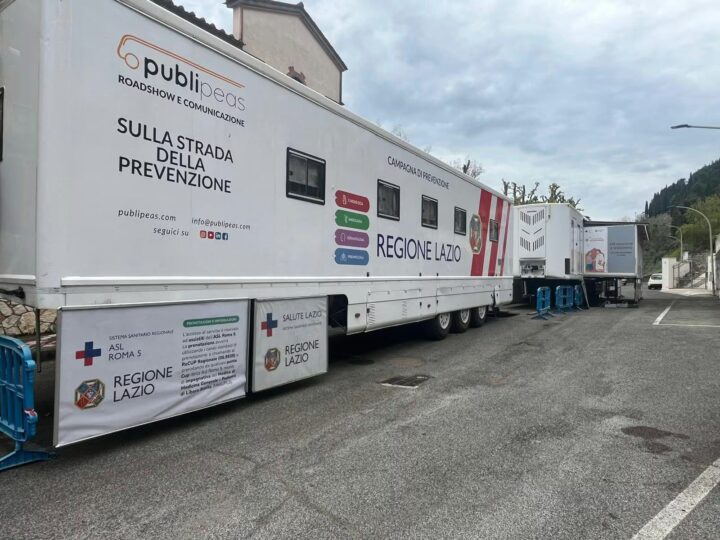 ASL Roma 5, prosegue il tour della Casa della Salute Mobile: tappe anche a Palombara e Guidonia