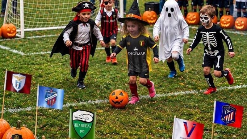 Villanova di Guidonia, “Dolcetto o golletto?”: il torneo di Halloween per i piccoli calciatori